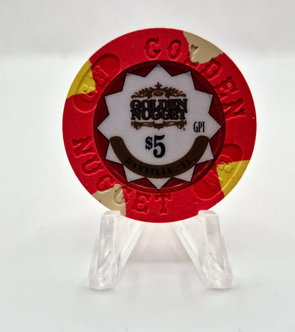 Golden Nugget Casino Danville Illinois 2023 $5 Casino Chip