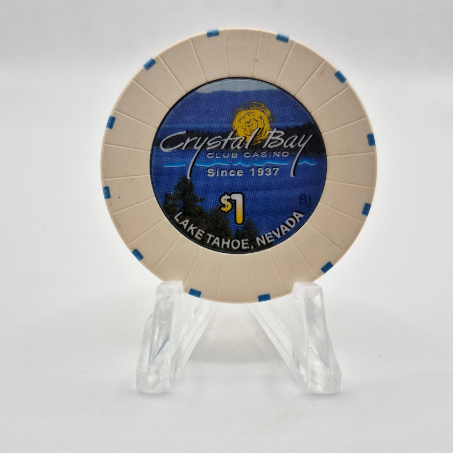Crystal Bay Club Crystal Bay Nevada 2003 $1 Casino Chip E0295
