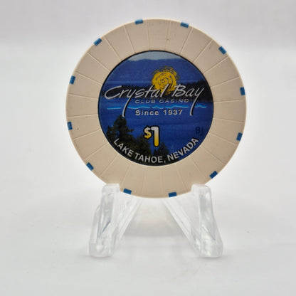 Crystal Bay Club Crystal Bay Nevada 2003 $1 Casino Chip E0295