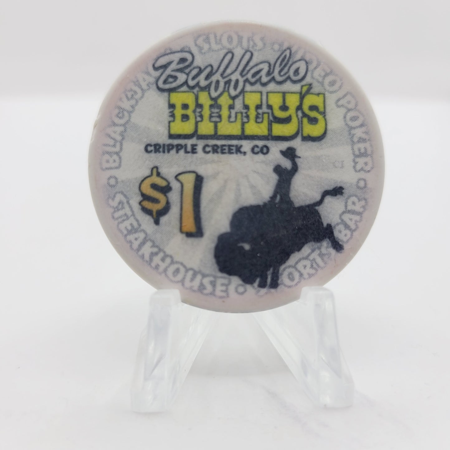 Buffalo Billy's Casino Cripple Creek Colorado 2004 $1 Casino Chip