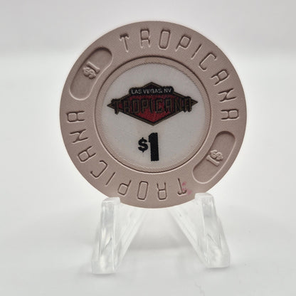 Tropicana Hotel Casino Las Vegas Nevada 1992 $1 Casino Chip N4774 (Linen)
