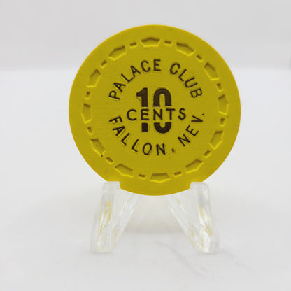 Palace Club Casino Fallon Nevada 1965 $0.10 Casino Chip N6764 LMT 1000