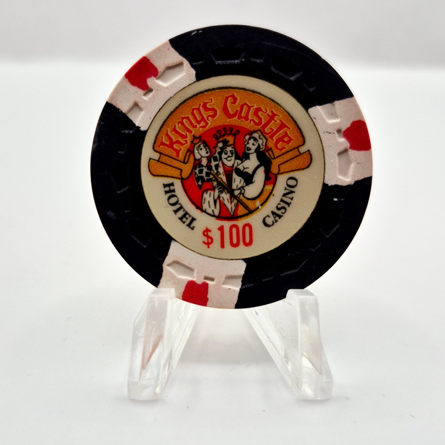 Kings Castle Hotel & Casino Lake Tahoe Nevada 1970 $100 Casino Chip N5203