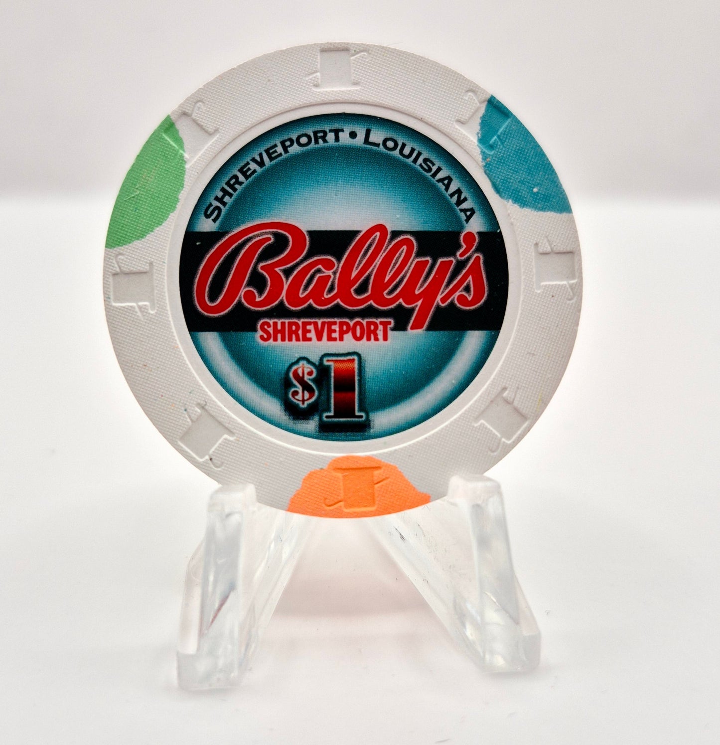 Bally’s Casino Shreveport Louisiana $1 Casino Chip
