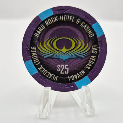 Hard Rock Hotel Casino Las Vegas Nevada 2000 43mm $25 Casino Chip E4359