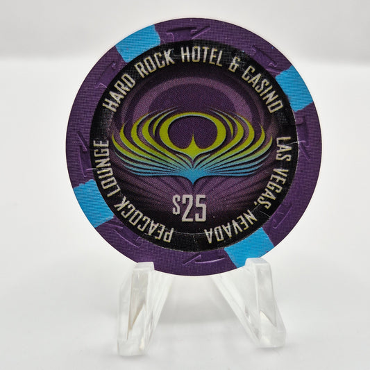 Hard Rock Hotel Casino Las Vegas Nevada 2000 43mm $25 Casino Chip E4359