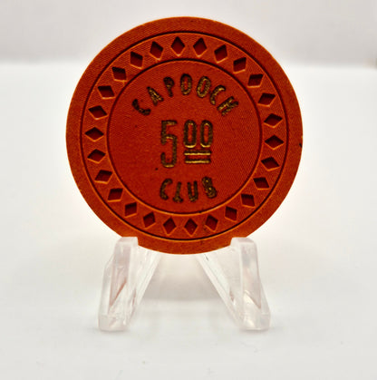Capooch Club Gerlach Nevada 1932 $5 Casino Chip N0757