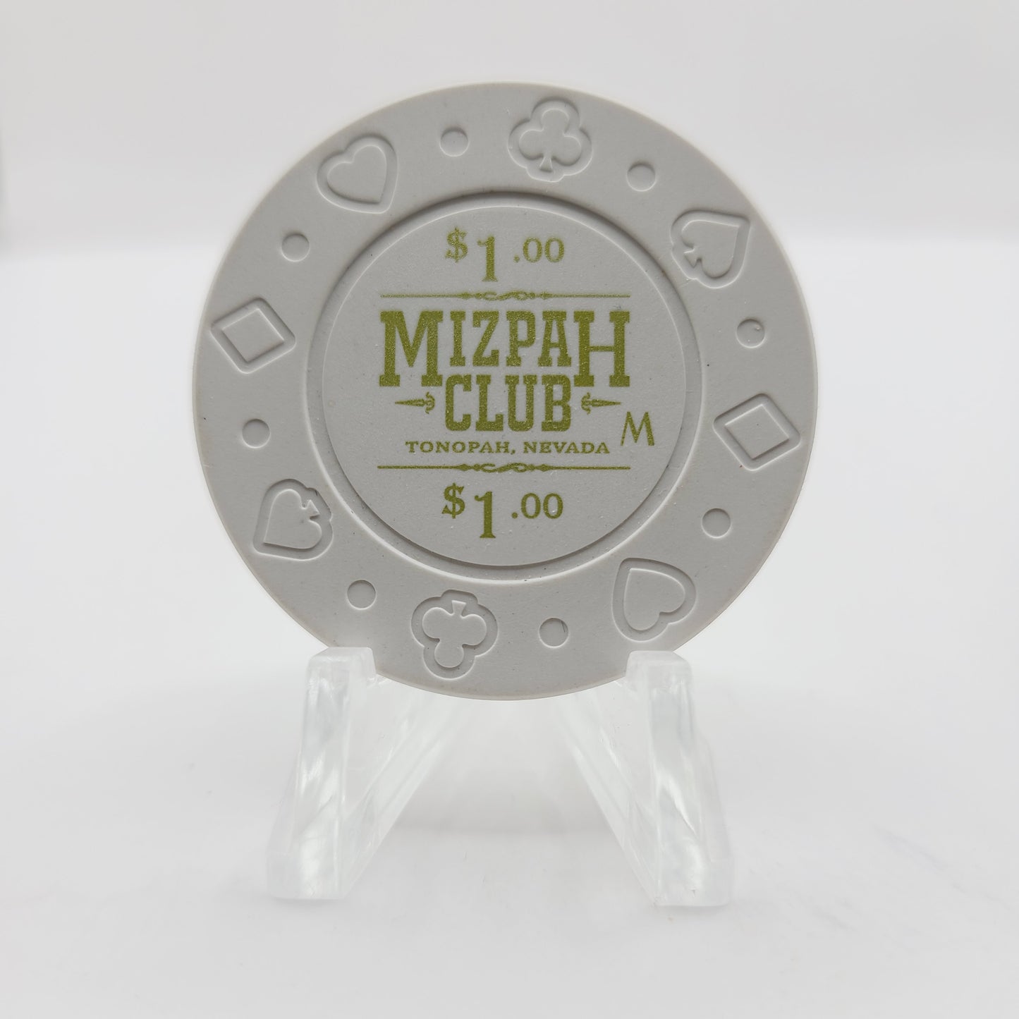 Mizpah Club Casino Tonopah Nevada 2016 $1 Casino Chip D2319