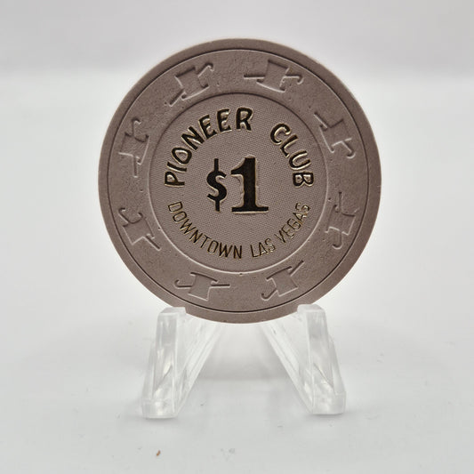 Pioneer Club Casino Las Vegas Nevada 1983 $1 Casino Chip N2892
