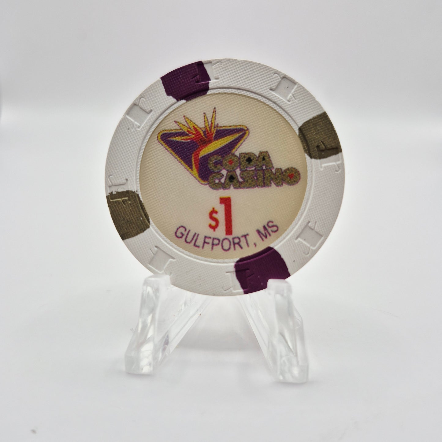 Copa Riverboat Casino Gulfport Mississippi $1 Casino Chip