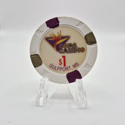 Copa Riverboat Casino Gulfport Mississippi $1 Casino Chip