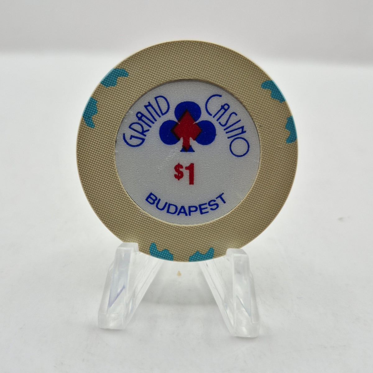Grand Casino Budapest Hungary $1 Casino Chip CG057948