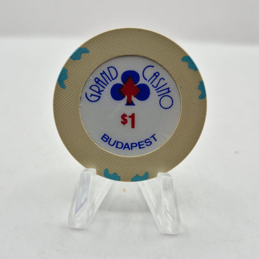 Grand Casino Budapest Hungary $1 Casino Chip CG057948