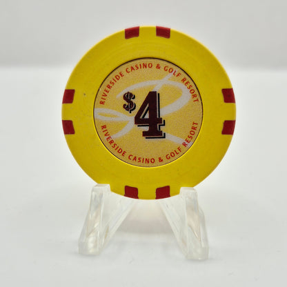 Riverside Casino Resort Riverside Iowa 2006 $4 Casino Chip