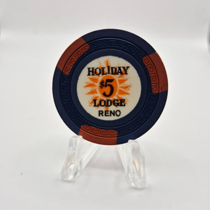 Holiday Lodge Casino Reno Nevada 1963 $5 Casino Chip N7085