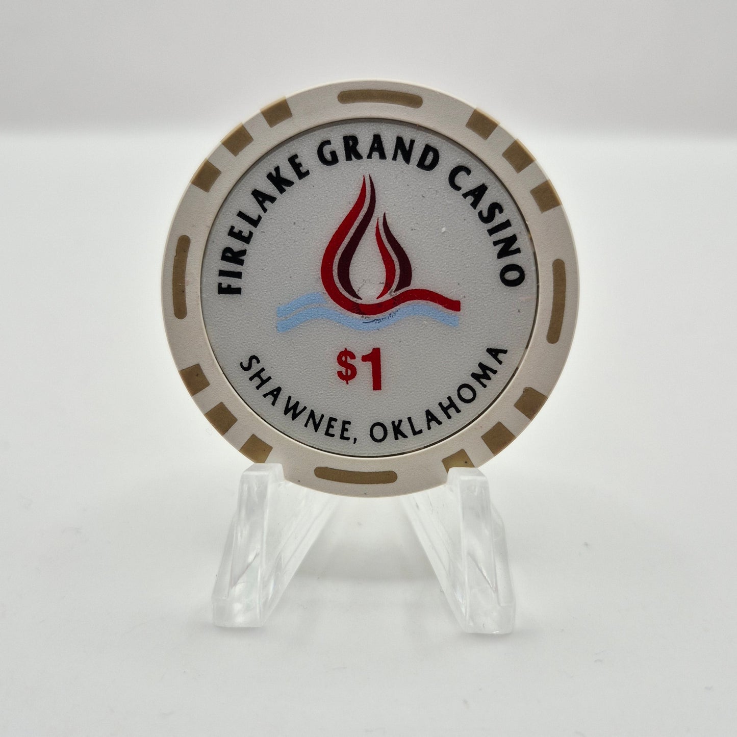 Firelake Grand Hotel Casino Shawnee Oklahoma $1 Casino Chip
