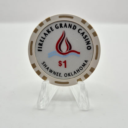 Firelake Grand Hotel Casino Shawnee Oklahoma $1 Casino Chip