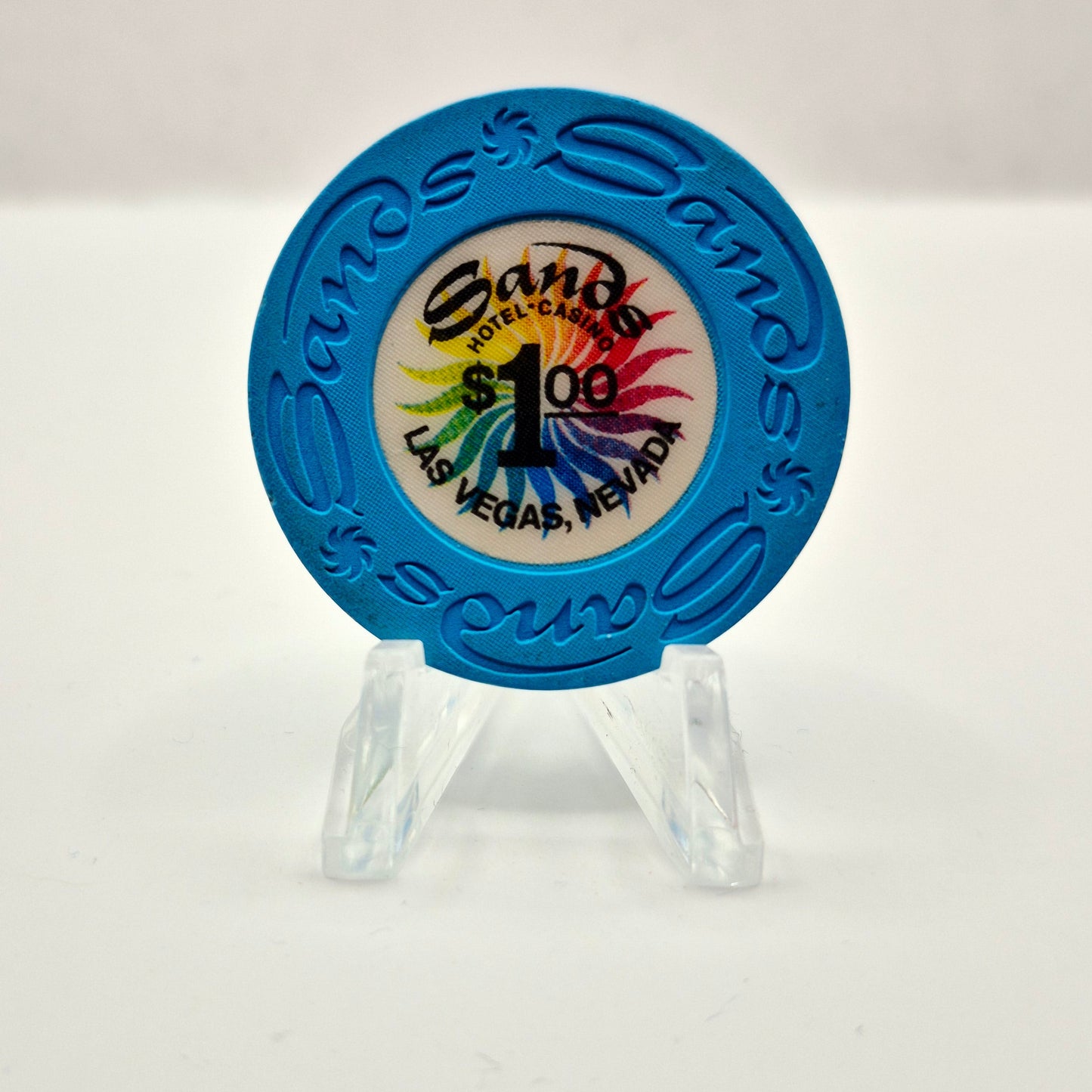 Sands Hotel Casino Las Vegas Nevada 1970's $1 Casino Chip N2128