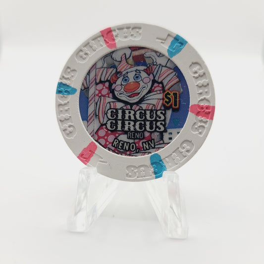 Circus Circus Casino Reno Nevada 2015 $1 Casino Chip D1803