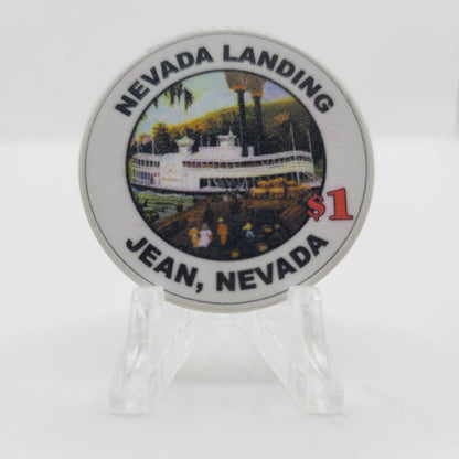 Nevada Landing Casino  Jean Nevada $1 Casino Chip V5079