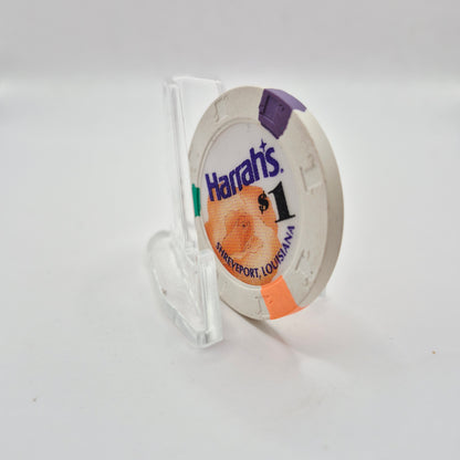 Harrah's "Riverboat" Casino Shreveport Louisiana $1 Casino Chip