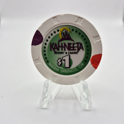 Kah-Nee-Ta Resort Casino Warm Springs Oregon $1 Casino Chip