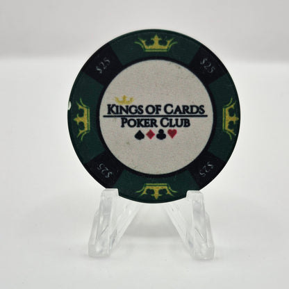 Kings of Cards Poker Club Houston Texas 2021 $25 Casino Chip