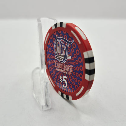 Tuscany Hotel Casino Las Vegas Nevada 2026 $5 Casino Chip