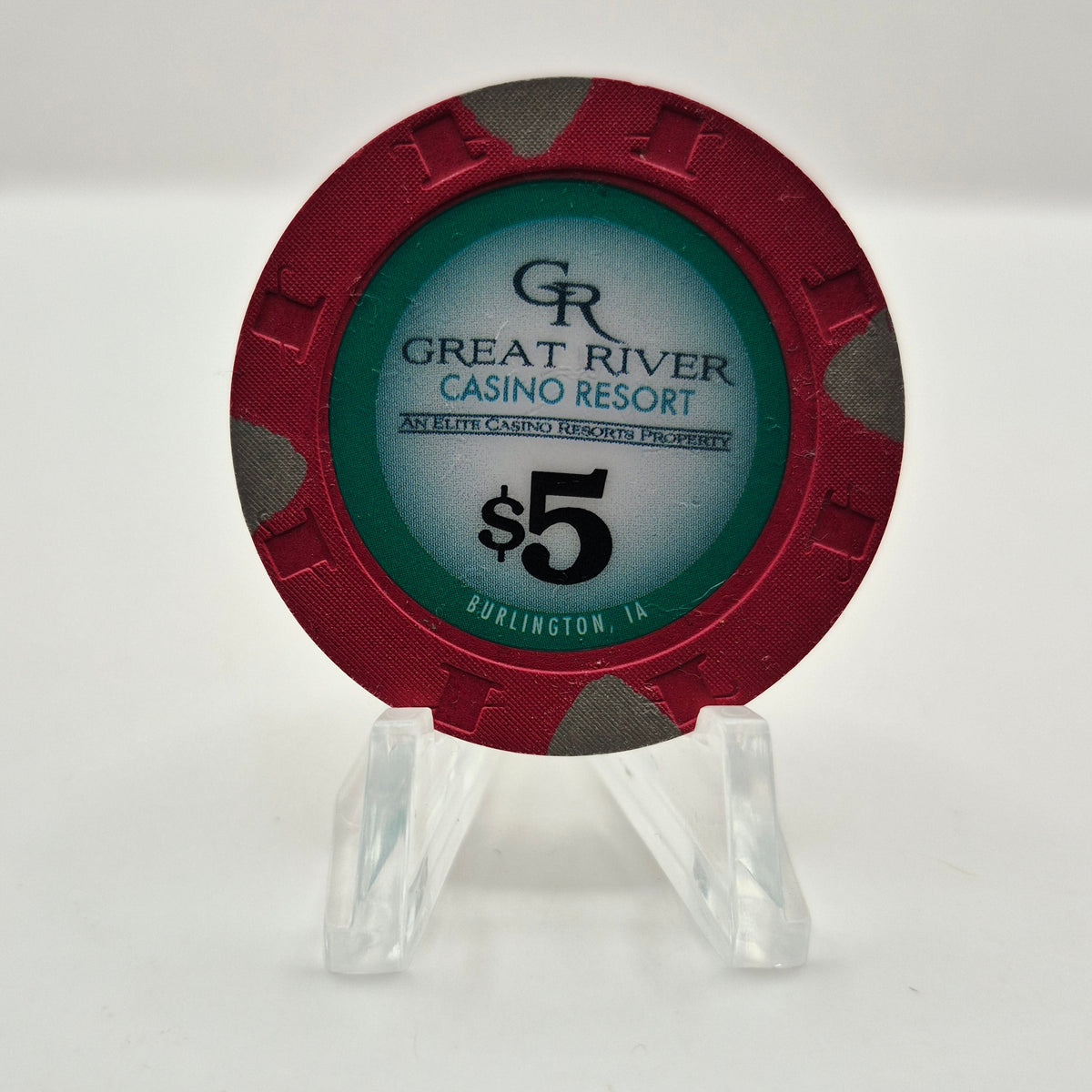 Great River Casino Resort Burlington Iowa 2026 $5 Casino Chip
