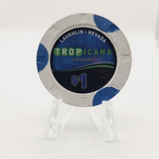 Tropicana Hotel Casino Laughlin Nevada 2015 $1 Casino Chip D2015
