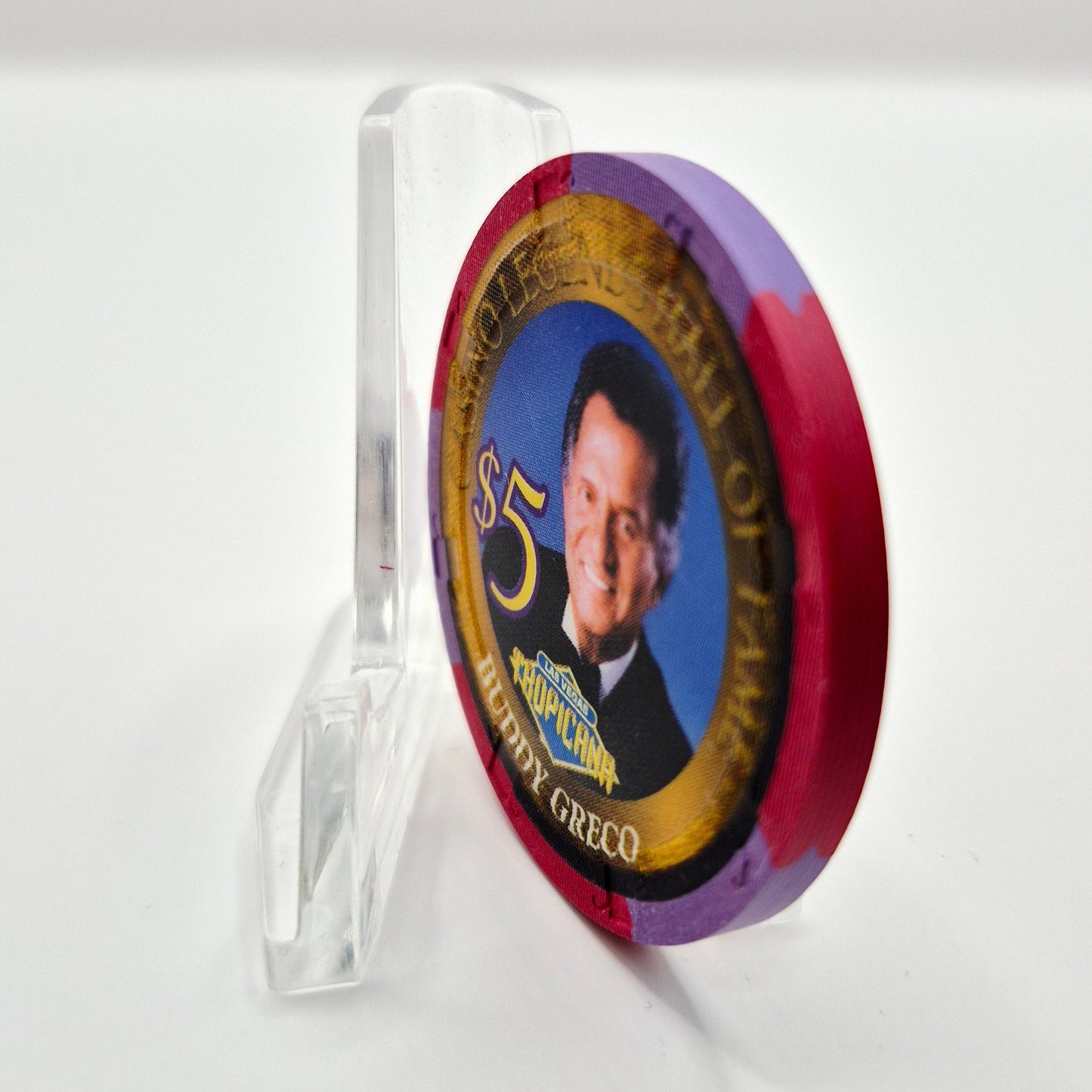 Tropicana Hotel Casino Las Vegas Nevada 2000 $5  'Buddy Greco' Casino Chip V5842  *LTD750