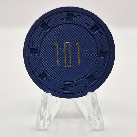 101 Club N. Las Vegas Nevada 1961 $1 Casino Chip N3846