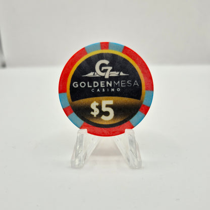 Golden Mesa Casino Guymon Oklahoma 2019 $5 Casino Chip