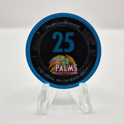 Palms Hotel Casino Las Vegas Nevada 2003 'CELEBRITY POKER'  Showdown 25 NCV Casino Chip