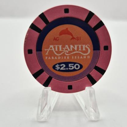 Atlantis Resort Casino Paradise Island Bahamas $2.50 Casino Chip