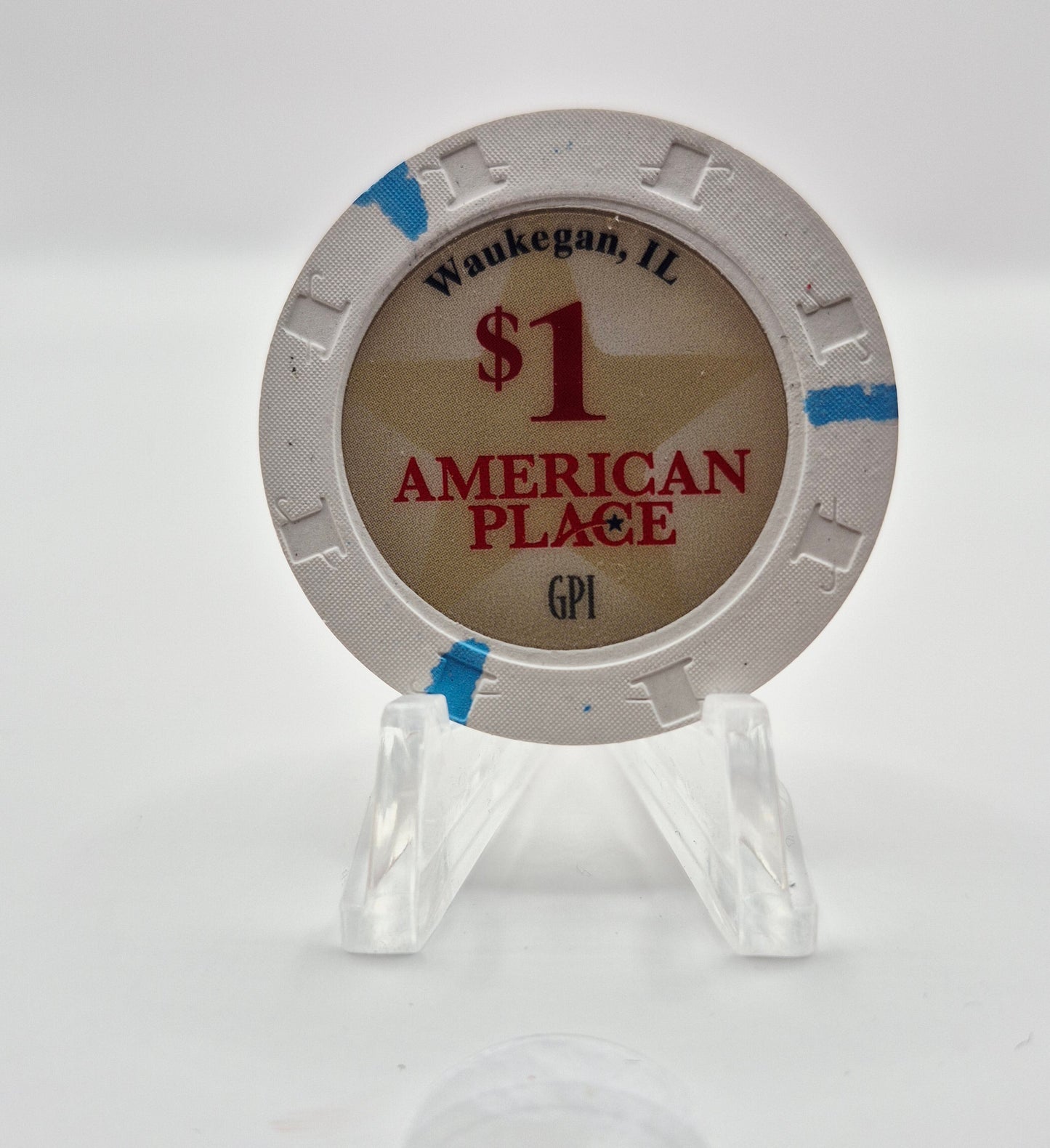 American Place Casino Waukegan Illinois 2023 $1 Casino Chip