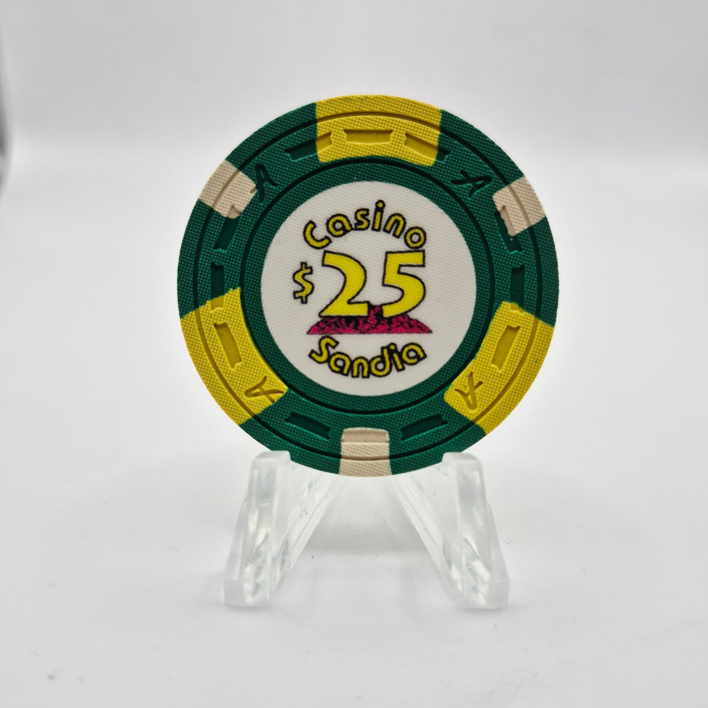 Sandia Resort & Casino Albuquerque New Mexico $25 Casino Chip *Uncirculated