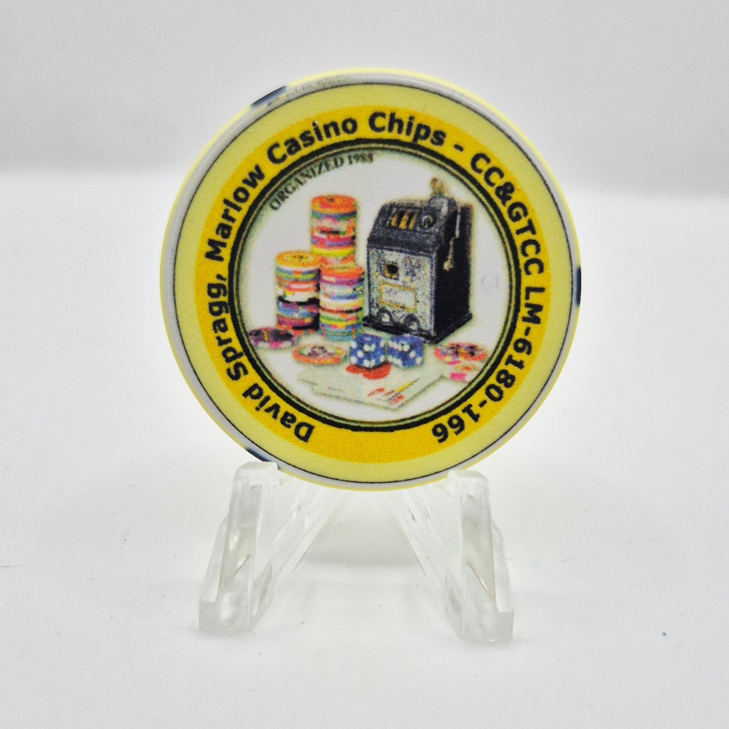 Southpoint Casino Las Vegas Nevada 2009 'David Spragg 11th Annual CC&GTCC Chip E9578