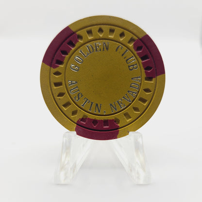 Golden Club Casino Austin Nevada 1940 $1 Casino Chip N0803