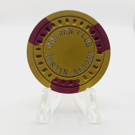 Golden Club Casino Austin Nevada 1940 $1 Casino Chip N0803