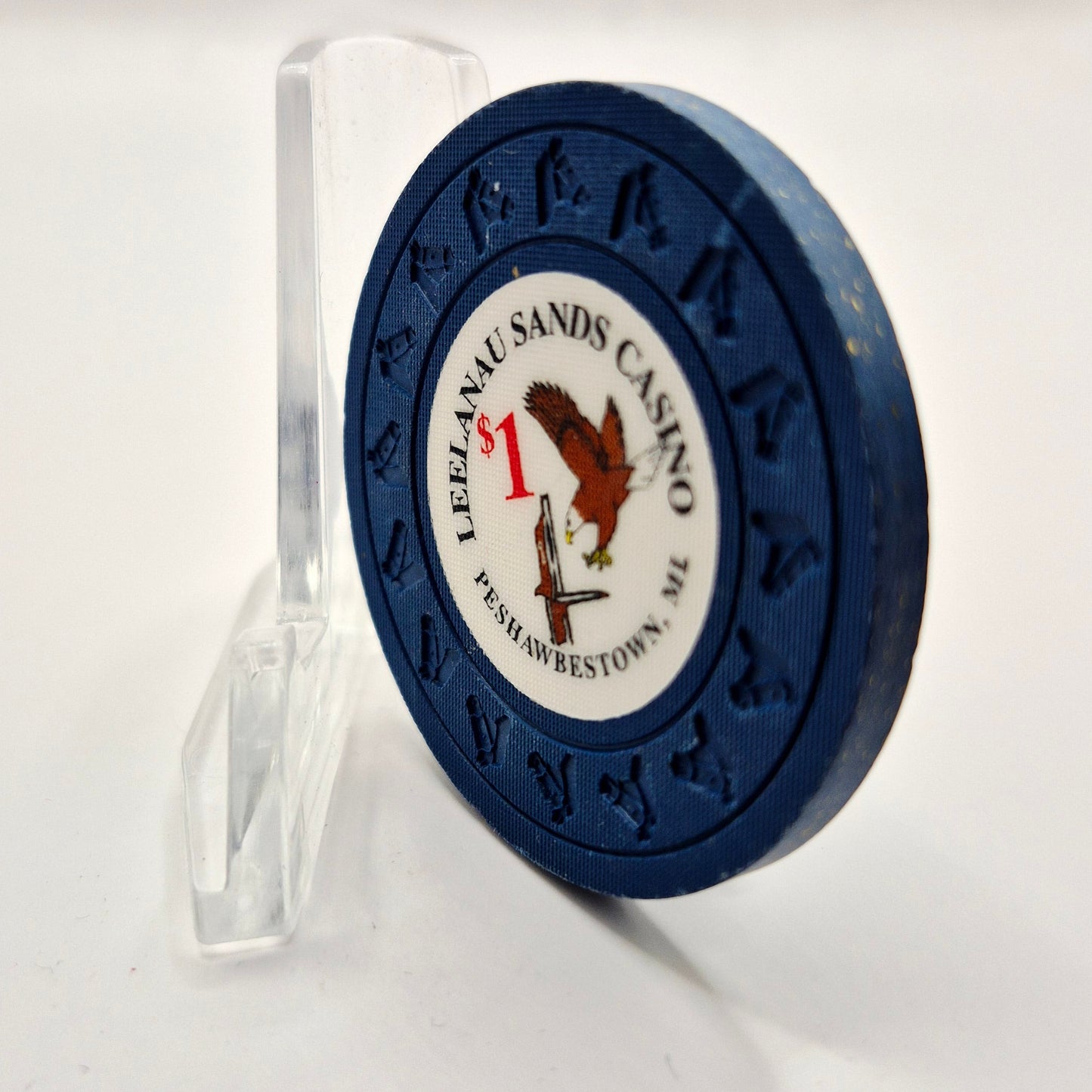 Leelanau Sands Casino Peshawbestown Michigan $1 Casino Chip