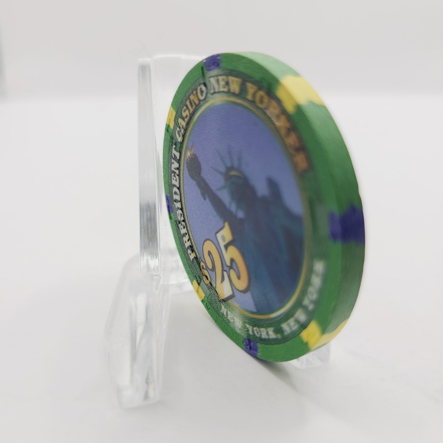 President Casino New Yorker "Day Cruise" New York New York $25 Casino Chip
