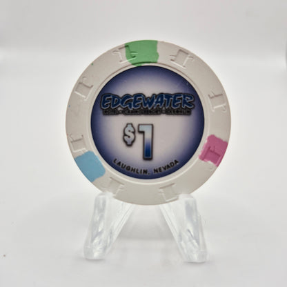 Edgewater Hotel Casino Laughlin Nevada 2016 $1 Casino Chip D2392