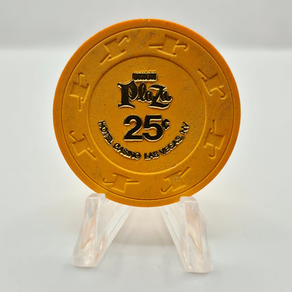 Union Plaza Hotel Casino Las Vegas Nevada 1970's $.25 Casino Chip N2281