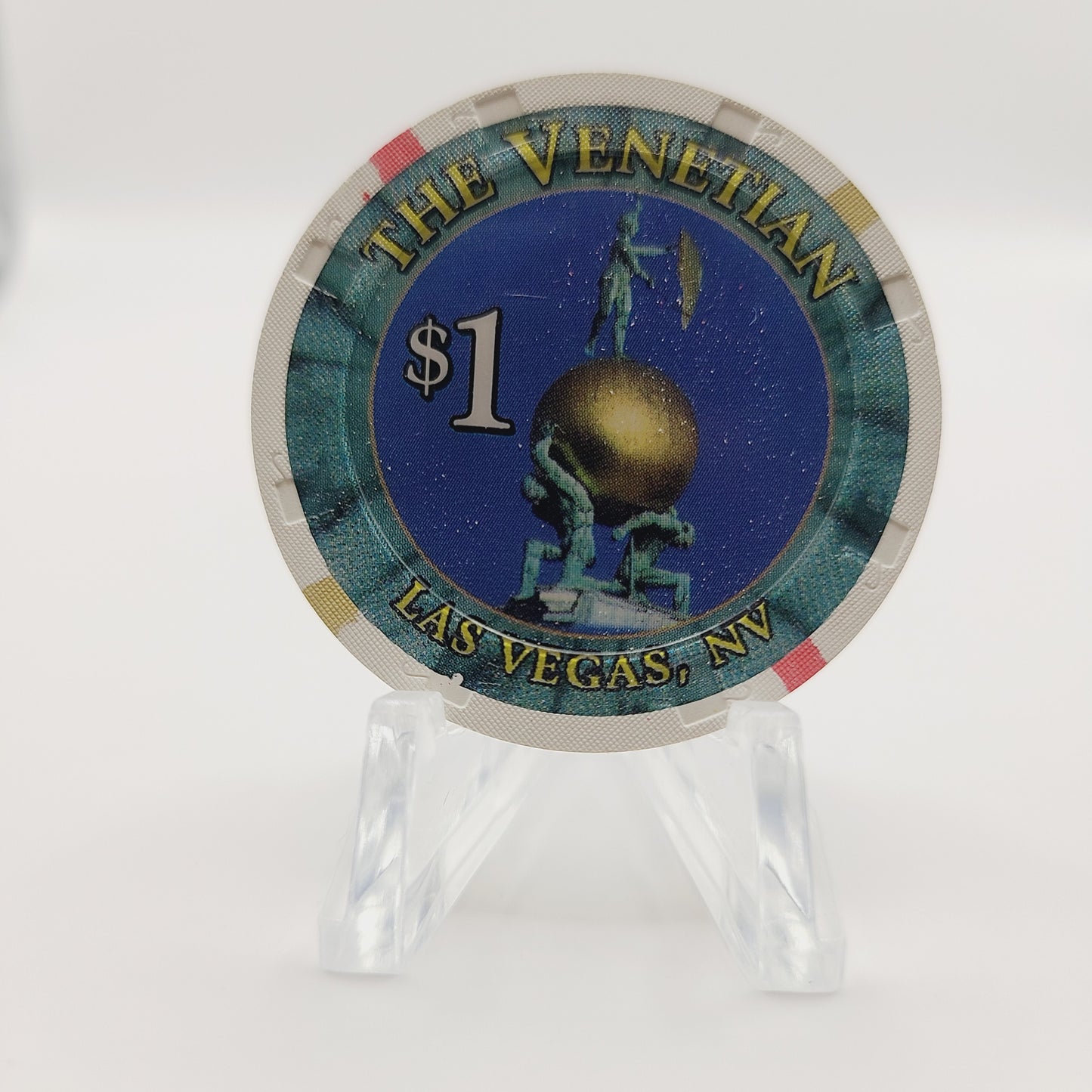 The Venetian Hotel Casino Las Vegas Nevada 1999 $1 Casino Chip V3582