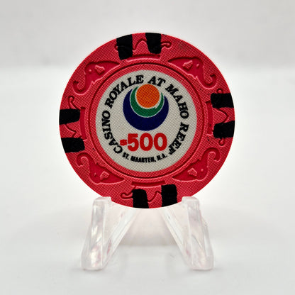 Casino Royale Maho Reef St Maarten $500 Casino Chip CG211007 *SHARP