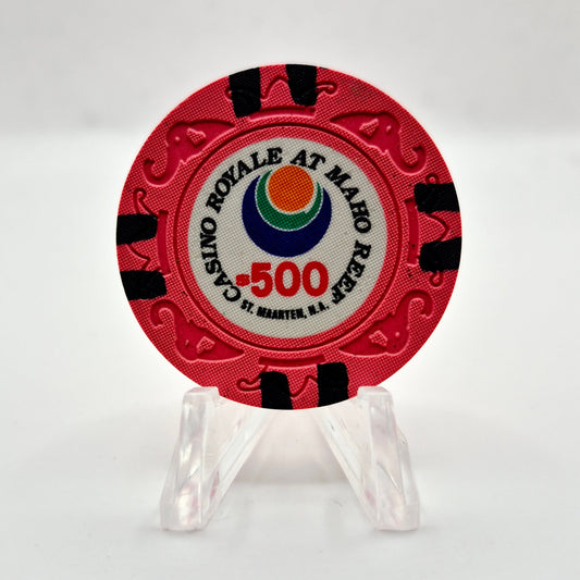 Casino Royale Maho Reef St Maarten $500 Casino Chip CG211007 *SHARP