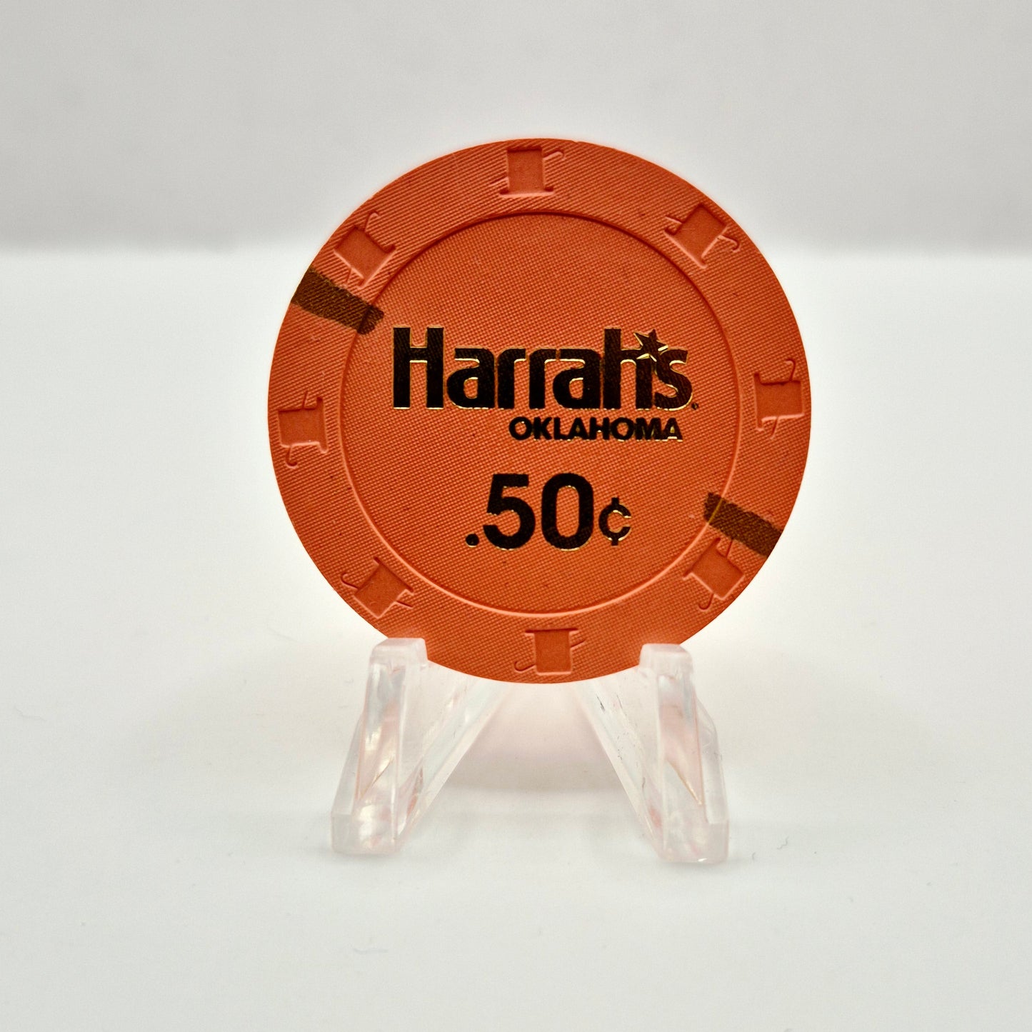 Harrah's Oklahoma Casino Chandler Oklahoma 2026 $.50 Casino Chip