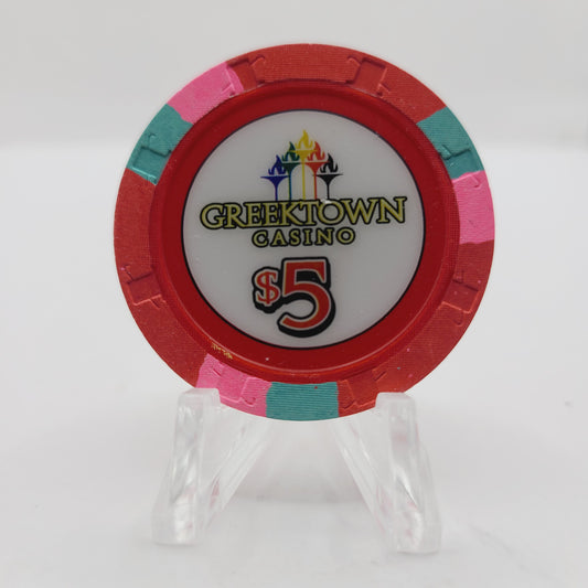 Greektown Casino Detroit Michigan $5 Casino Chip