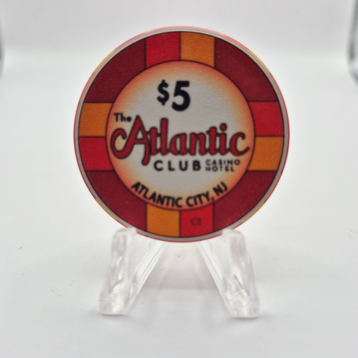 The Atlantic Club Casino Hotel Atlantic City New Jersey 2012 $5 Casino Chip